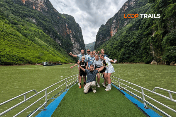 Ma Pi Leng Pass Ha Giang with Nho Que River view on the Ha Giang Loop