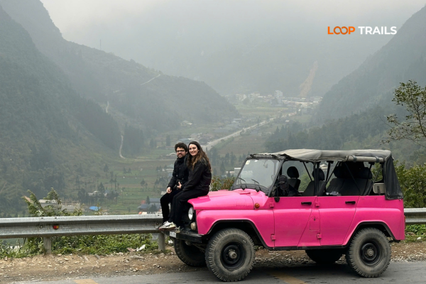 ha giang loop jeep tour in winter