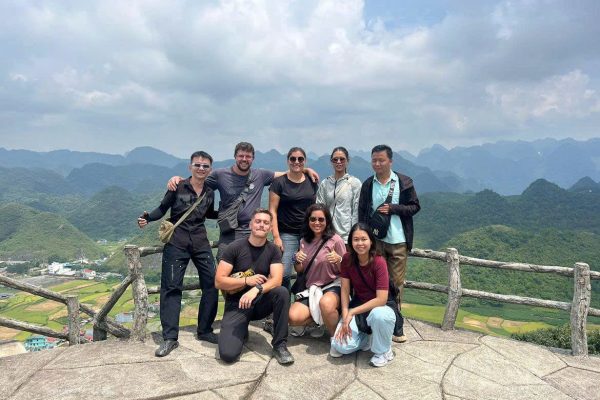 Heaven Gate viewpoint overlooking Quan Ba valley on Ha Giang Loop How to Book Ha Giang Loop