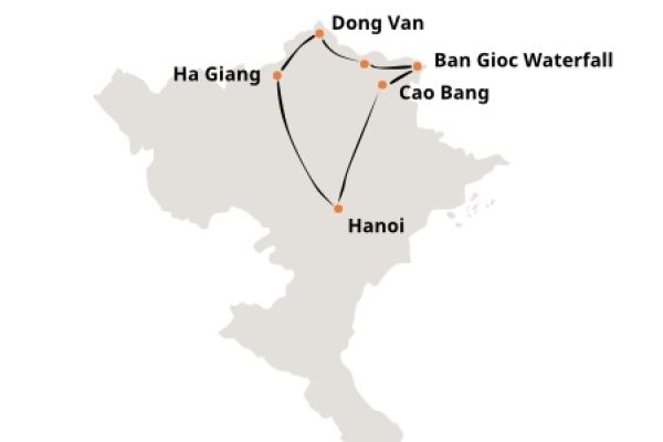 road maps ha giang cao bang tour 5d4n
