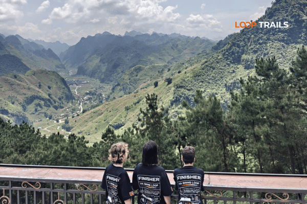 sight seeing the scenery from a hut