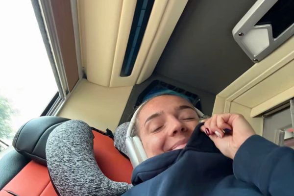 Vietnamese sleeper bus bed layout