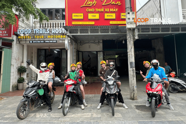 start a loop frtom ha giang looptrails hostel