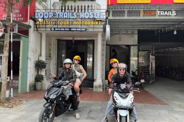 start ha giang loop with easy rider from ha giang city
