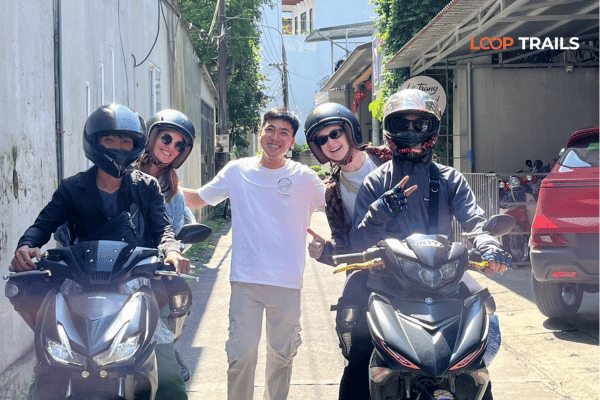 starting a loop from ha giang loop hostel