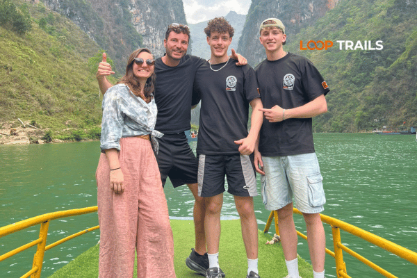 take a boat trip in nho que river with looptrails