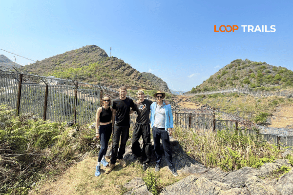 the boerder between china and vietnam with looptrails