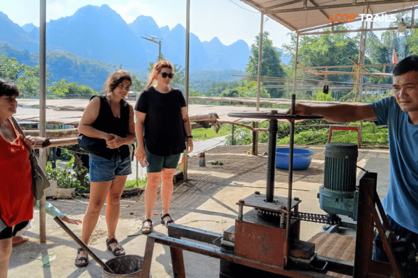 visit a craft village in cao bang
