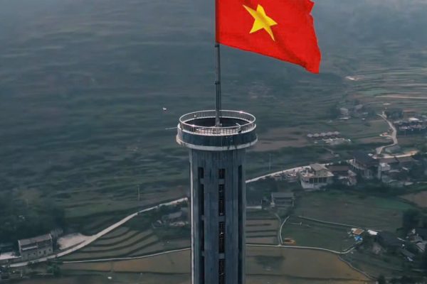 Lung Cu Flag Tower Vietnam northernmost point Ha Giang