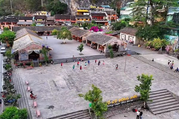 dong van old town from flycame